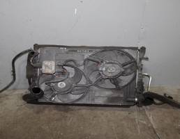 Диффузор вентилятора в сборе с вентиляторами для JAGUAR X-type I (2001—2009)  запчасти бу