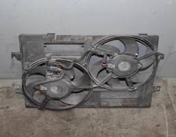 Диффузор вентилятора в сборе с вентиляторами для JAGUAR X-type I (2001—2009)  запчасти бу