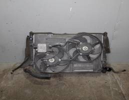 Диффузор вентилятора в сборе с вентиляторами для JAGUAR X-type I (2001—2009)  запчасти бу