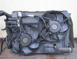 Диффузор вентилятора в сборе с вентиляторами для JAGUAR X-type I (2001—2009)  запчасти бу